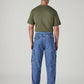 Men's 568 Blue Loose Fit Mid Rise Cargos - Back View