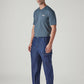 Men's 568 Blue Loose Fit Mid Rise Cargos - Side View