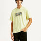 Men's Typographic Print Loose Fit T-shirt - Styleshot View