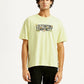Men's Typographic Print Loose Fit T-shirt - Front View