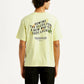 Men's Typographic Print Loose Fit T-shirt - Back View