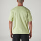 Men's Solid Boxy Fit Jersey T-Shirt - Back View
