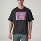 Men's Graphic Print Boxy Fit Jersey T-Shirt - Front View