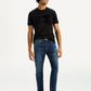 Men's Redloop 512 Dark Indigo Slim Tapered Fit Mid Rise Jeans - Styleshot View