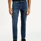 Men's Redloop 512 Dark Indigo Slim Tapered Fit Mid Rise Jeans - Front View