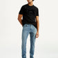 Men's Redloop 512 Dark Indigo Slim Tapered Fit Mid Rise Jeans - Styleshot View