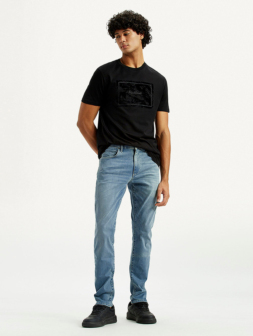 Men's Redloop 512 Dark Indigo Slim Tapered Fit Mid Rise Jeans