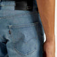 Men's Redloop 512 Dark Indigo Slim Tapered Fit Mid Rise Jeans - Detail View