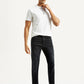 Men's Redloop 512 Charcoal Grey Slim Tapered Fit Mid Rise Jeans - Styleshot View