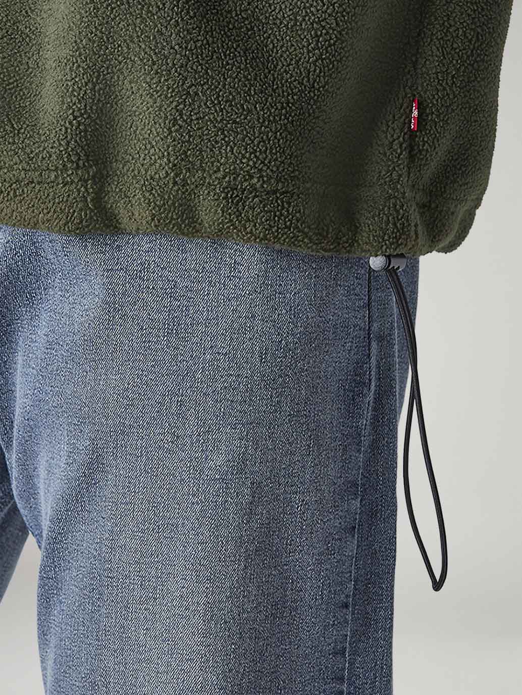 Men's Dark Green Solid Regular Fit Sweatshirt - 20 View