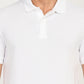 Men's Solid White Polo T-Shirt - deatil View