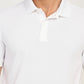 Men's Solid White Polo T-Shirt - deatil View