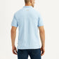 Men's Solid Light Blue Polo T-Shirt - 0ac5bbe9-3cb1-46ac-b63e-36297c5cf432 View