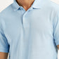 Men's Solid Light Blue Polo T-Shirt - 6a518ba9-94cf-457a-a934-11c7d133854b View