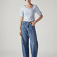 Women's Cinch Baggy Dad Barrel Loose Fit Mid Rise Jeans - Front View