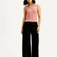 Women's 728 Black Flared Fit High Rise Jeans - Front View