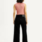 Women's 728 Black Flared Fit High Rise Jeans - Back View