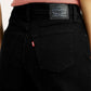 Women's 728 Black Flared Fit High Rise Jeans - Detail View