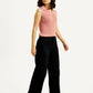 Women's 728 Black Flared Fit High Rise Jeans - Side View