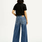 Women's 728 Dark Blue Flared Fit High Rise Jeans - Back View