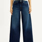 Women's 728 Dark Indigo Flared Fit High Rise Jeans - Front View