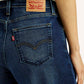 Women's 728 Dark Indigo Flared Fit High Rise Jeans - Detail View