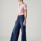 Women's 728 Blue Wide Leg Fit High Rise Jeans - Side View