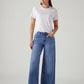 Women's 728 Blue Wide Leg Fit High Rise Jeans - Styleshot View