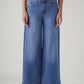 Women's 728 Blue Wide Leg Fit High Rise Jeans - Front View
