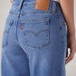 Women's 728 Blue Wide Leg Fit High Rise Jeans - 20 View