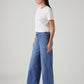 Women's 728 Blue Wide Leg Fit High Rise Jeans - Side View