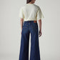 Women's 728 Dark Indigo Wide Leg Fit High Rise Jeans - Back View