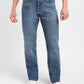 Men's 501 Blue Straight Fit Mid Rise Jeans - 9127f9db-2d0b-4132-8b1e-3e1d666ba421 View