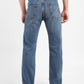 Men's 501 Blue Straight Fit Mid Rise Jeans - 9872b0db-c9fe-4bb4-b12d-fa9cdf3bf9c2 View