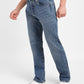 Men's 501 Blue Straight Fit Mid Rise Jeans - b30d7588-bf97-4903-aa8d-bebfede9c4ac View