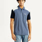 Men's Pure Cotton Slim Fit Polo T-shirt - Front View