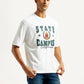 Men's Graphic Loose Fit T-Shirt - Side View