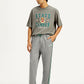 Men's Grey Relaxed Fit Track Pants - Styleshot View
