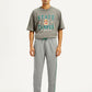 Men's Grey Relaxed Fit Track Pants - Front View