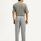 Men's Grey Relaxed Fit Track Pants - Back View
