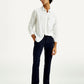 Men's Navy Blue Baggy Fit Mid Rise Chinos - Styleshot View