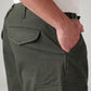 Men's Olive Baggy Fit Mid Rise Cargos - 20 View
