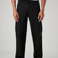 Men's Black Baggy Fit Mid Rise Cargos - Front View