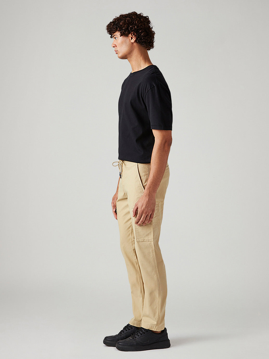 Men's 511 Khaki Slim Fit Mid Rise Commuter Cargos - Side View