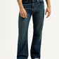 Men's 567 Dark Indigo Loose Fit Mid Rise Jeans - Front View