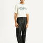 Men's 568 Black Loose Fit Mid Rise Jeans - Front View