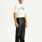 Men's 568 Black Loose Fit Mid Rise Jeans - Side View