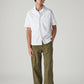 Men's Olive Loose Fit Mid Rise Chinos - Styleshot View