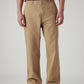 Men's Khaki Loose Fit Mid Rise Chinos - Front View