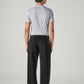 Men's Black Loose Fit Mid Rise Chinos - Back View